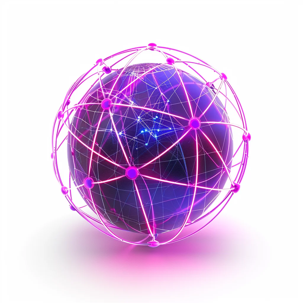 Image d'un globe extrêmement moderne symbolisant la terre entourée de lignes de connexion Internet démontrant la puissance des GPTs de wise duck dev spécialisés dans le développement web.