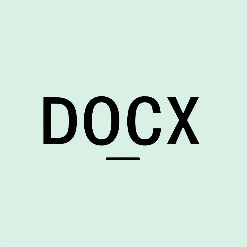 Logo de Docx.js Word Generator GPT : outil JavaScript puissant pour créer et formater des documents Word dynamiques.