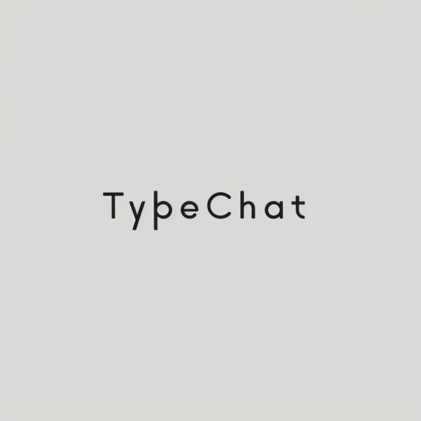 Logo de TypeScript Chat Assistant GPT, AI conçu pour aider les développeurs à créer des interfaces conversationnelles avec TypeChat et type safety.